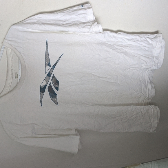 Reebok Classic Big Logo Tee White - Picture 1 of 9